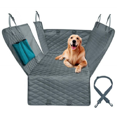 Tempat Tidur Gantung Mobil Anjing Penutup Kursi Belakang Tahan Air Nonslip 147cm Dengan Kantong Penyimpanan