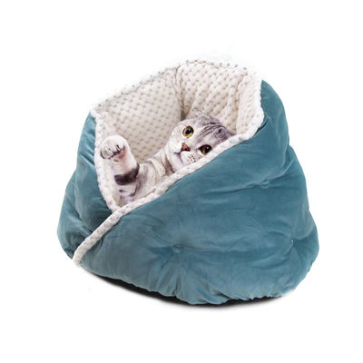 Mewah Hangat Lembut Tempat Tidur Anjing Kucing Tempat Tidur Hewan Peliharaan yang Dapat Dicuci Tidur nyenyak Kucing Anjing Gua