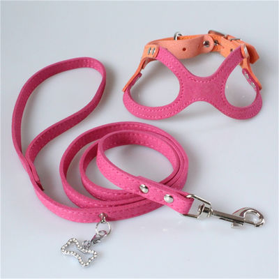 Hallupet Soft Mesh Padded Collar Leash Harness Set Dada Anjing Dan Traksi Punggung