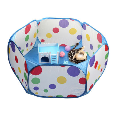 Latihan Yard Nilon Portabel Lipat Pet Playpen Tenda Kandang Hewan Kecil 40X85cm