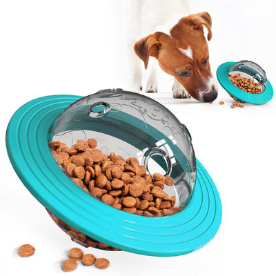 Planet Dog Treat Dispenser Toy IQ Food Pengumpan Lambat Bola Interaktif 13.5*15*12cm