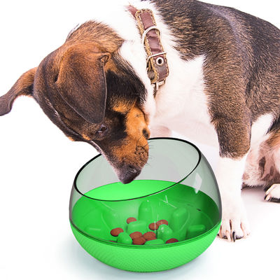 Mangkuk Pelatihan Makanan Anjing Hewan Peliharaan Lambat Bukti Tumpahan Mangkuk Anjing Makan Lambat 19*19*13.5cm