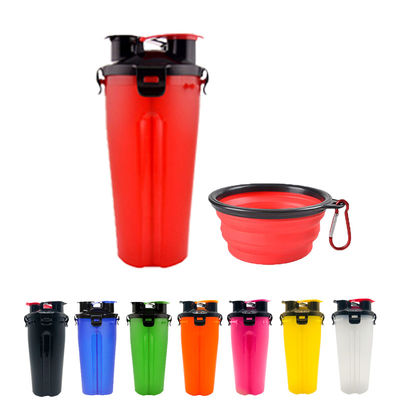 Anti Bocor Portabel 2 In 1 Mangkuk Botol Air Anjing Fungsi Muti