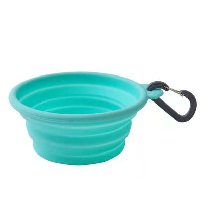 BB Green Outdoor Dilipat Silicone Dog Water Bowl Untuk Berjalan Hiking Bepergian
