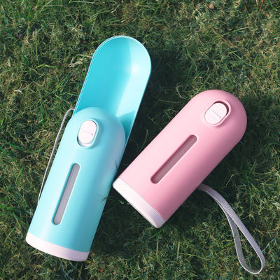 Dispenser Botol Air Anjing Lipat Pink Biru