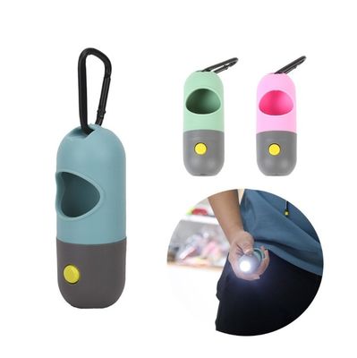 Sampah Pembawa Serbaguna Membersihkan Tas Kotoran Anjing BSCI Dan Dispenser Dengan Lampu LED