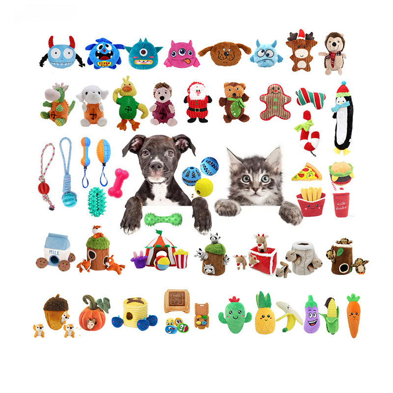 Chewers Agresif Squeak Interactive Puzzle Sembunyikan Dan Cari Mainan Hewan Peliharaan Anjing Kunyah Mewah