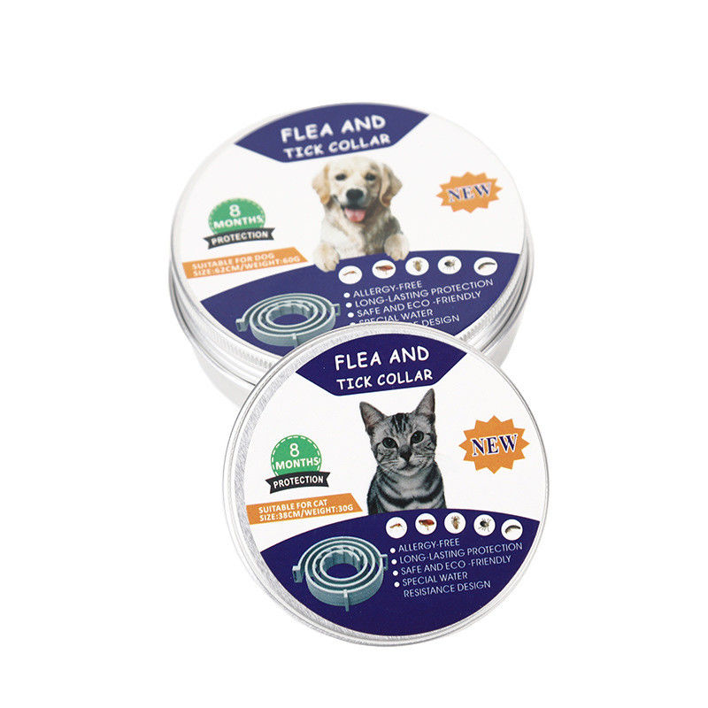 Hallupets Pet Grooming Tools Kerah Kutu Dan Kutu yang Dapat Disesuaikan Untuk Anak Anjing Kucing 8 Bulan