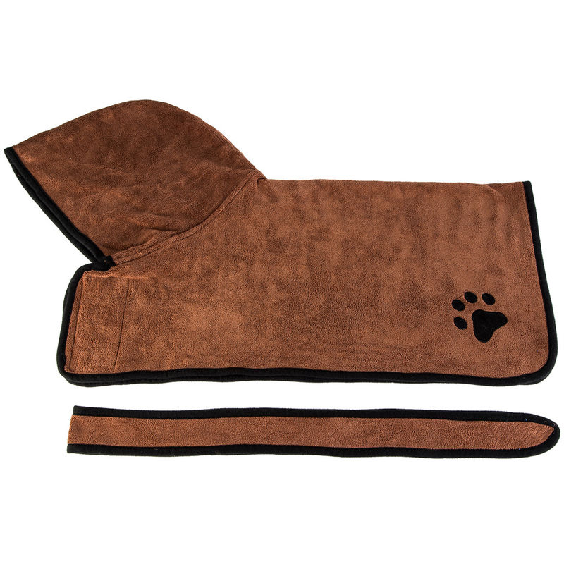Alat Perawatan Hewan Peliharaan bibulous Handuk Anjing Penyerap Lembut Microfiber Cepat Kering