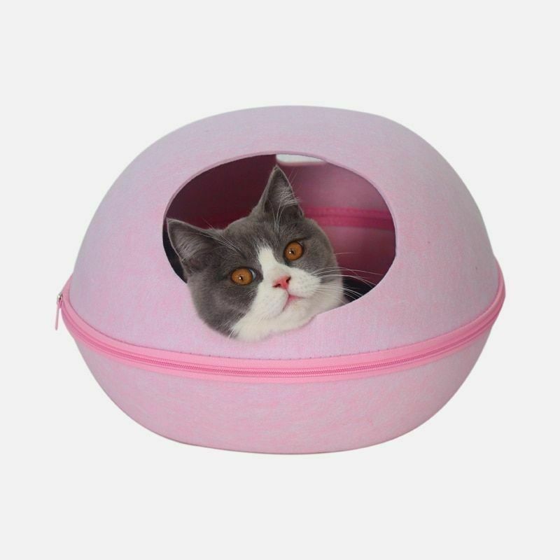 Ramah lingkungan Bernapas Lucu Dilepas Telur Bentuk Anjing Kucing Gua Tempat Tidur untuk Persediaan Hewan Peliharaan