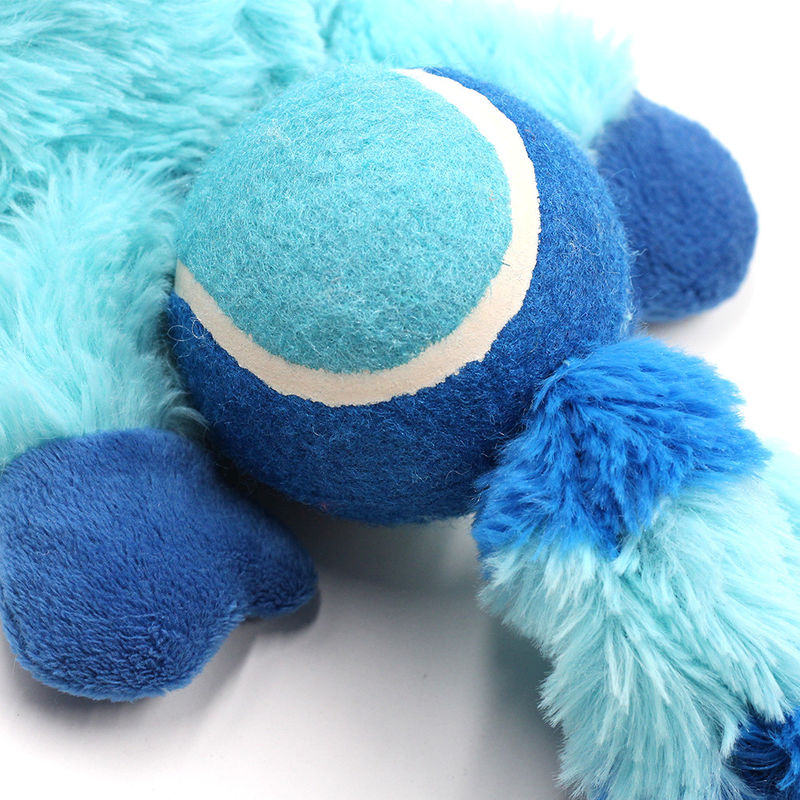 Squeaky Plush Anjing Mainan Fox Raccoon Gigitan Tahan Tahan Lama Anjing Interaktif Molar Mainan