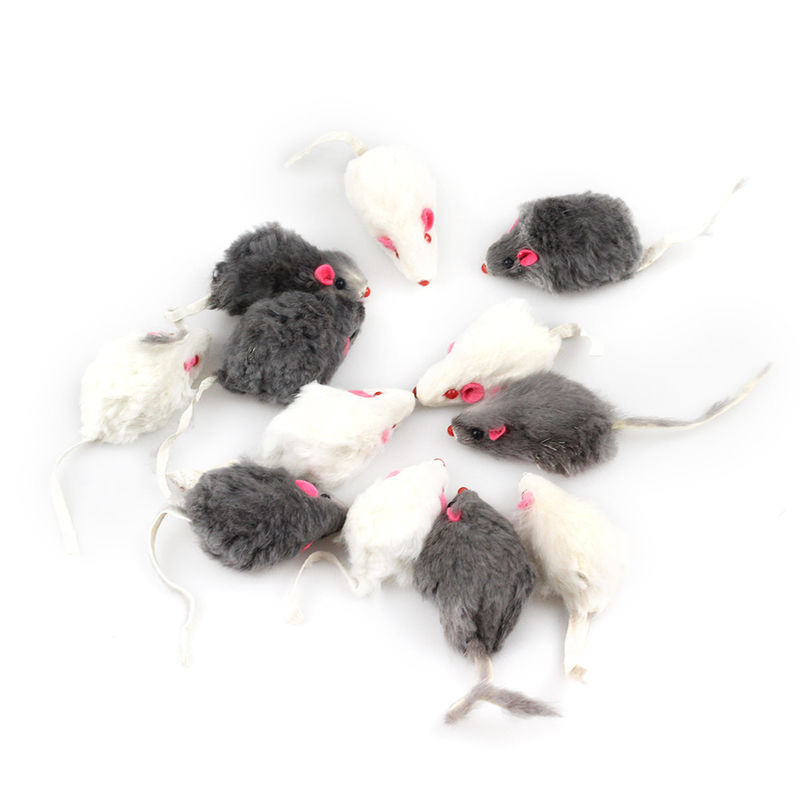 Halloween Hadiah Unik Bicolourable Mini Mouse Cat Toy Set Dengan Suara