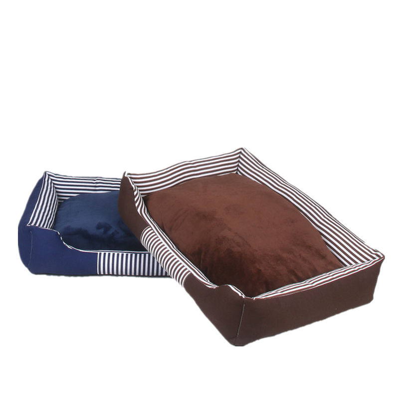 1800g PP Cotton Filling Tempat Tidur Hewan Peliharaan Nyaman Tahan Air Bawah Kanvas Tempat Tidur Hewan Peliharaan