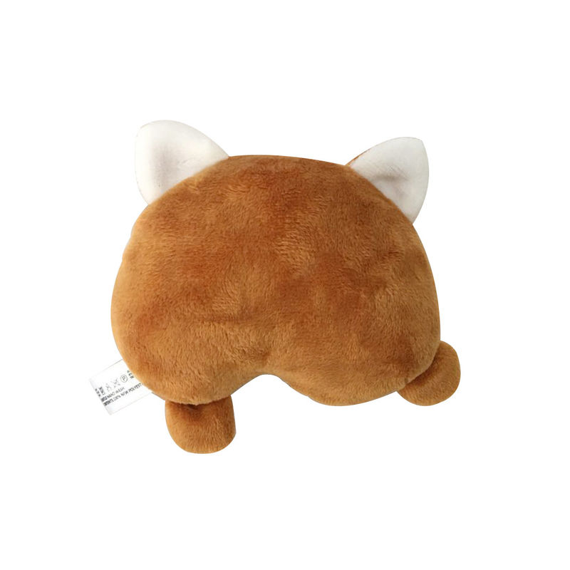 Corgi Butt Shape Dog Pet Toys Soft Plush Dog Squeaky Toy 37g