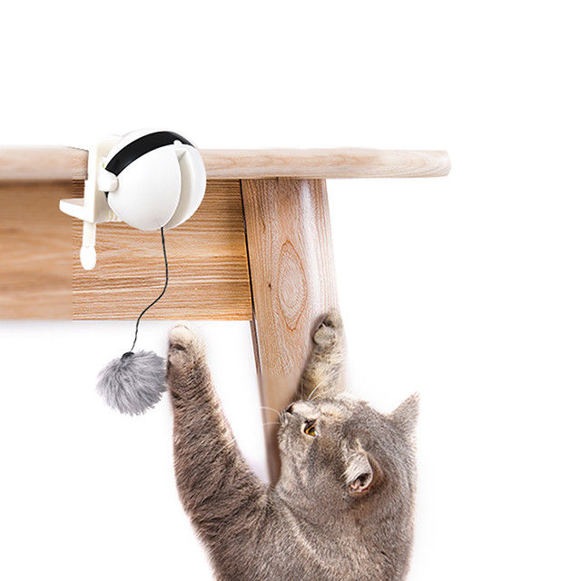Interaktif Elektronik Auto Lift Ball Cat Pet Toys Tongkat Lucu Cat Teaser Toy