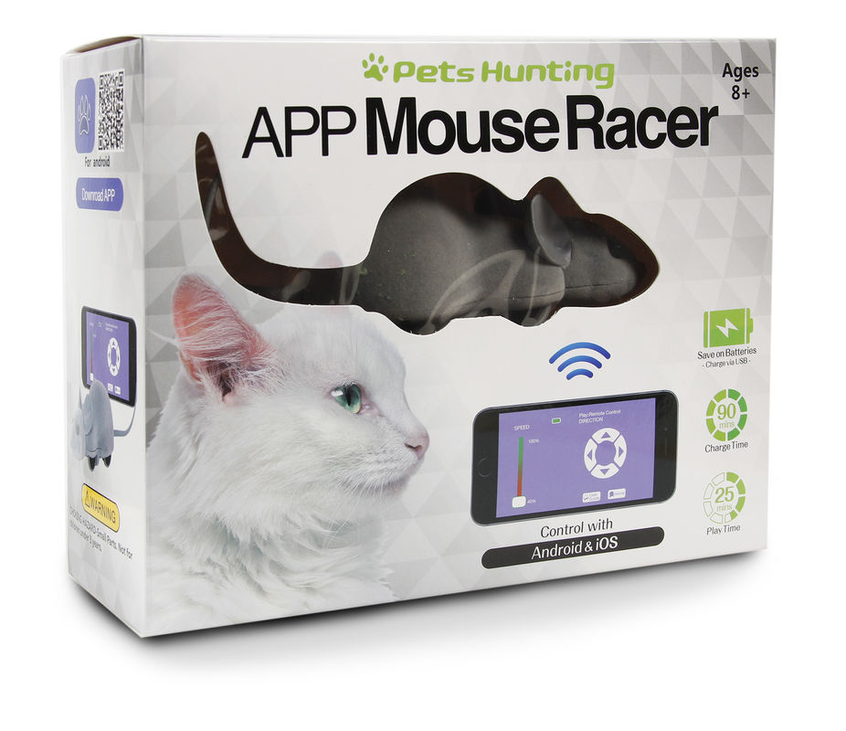 App Mouse Racer Phone Controlled Cat Toy Dengan Android &amp; IOS Interactive
