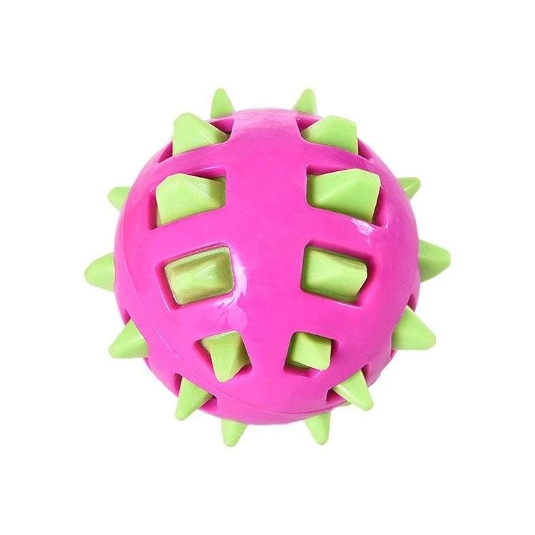 Anjing Squeaky Pet Mainan Anjing Tahan Lama Mengunyah Bola 40g Interaktif Untuk Breed Kecil Dan Menengah