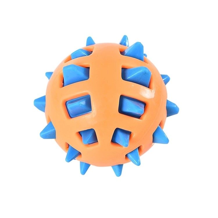 Anjing Squeaky Pet Mainan Anjing Tahan Lama Mengunyah Bola 40g Interaktif Untuk Breed Kecil Dan Menengah