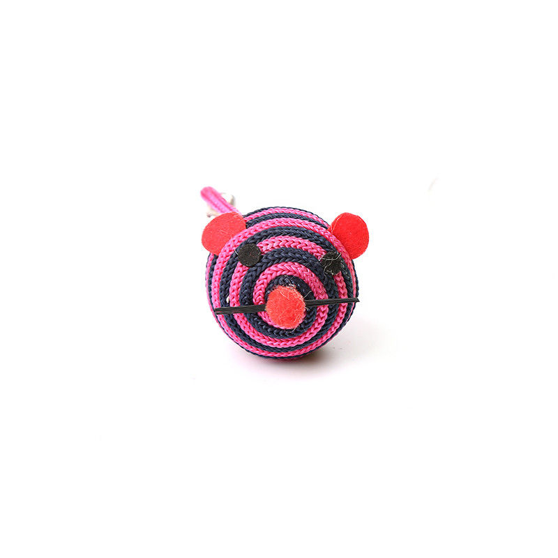 Nylon String Rope Bell Cat Pet Mainan Dengan Tikus Catch Cat Mouse Toy