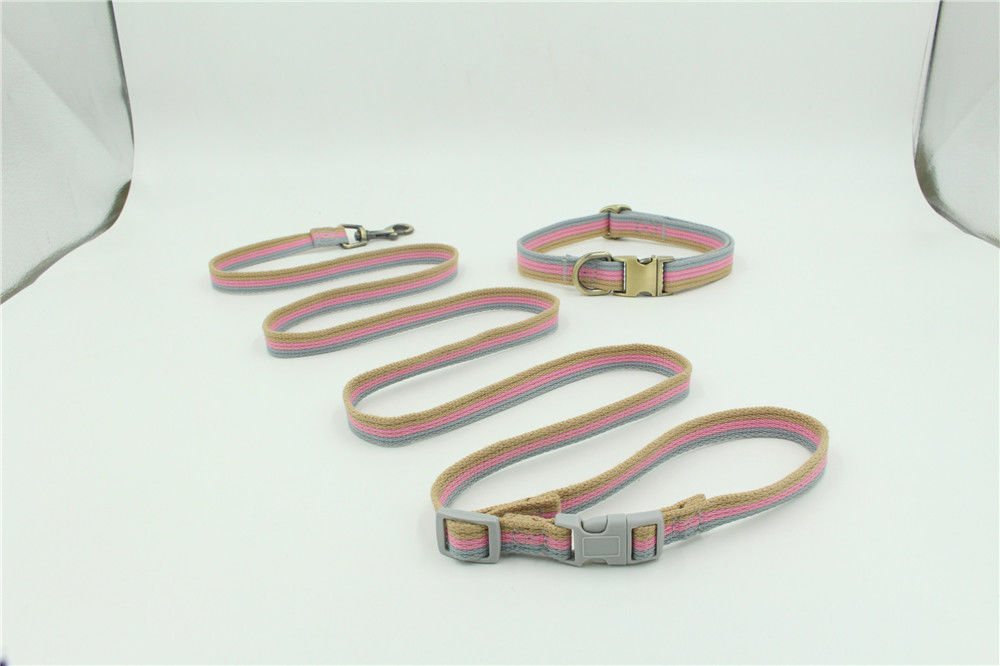 Nylon Twisted Rope Tali Hewan Peliharaan Dapat Diukir Anyaman Kerah Tali Traksi Set Tali Anjing Peliharaan Set