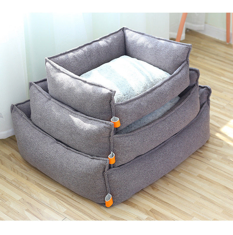 Rectangle Bernapas Tahan Lama Tidur Tempat Tidur Hewan Peliharaan Nyaman Untuk Anjing Kecil Sedang Besar