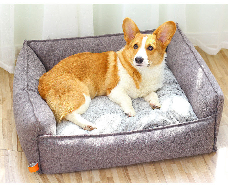 Rectangle Bernapas Tahan Lama Tidur Tempat Tidur Hewan Peliharaan Nyaman Untuk Anjing Kecil Sedang Besar