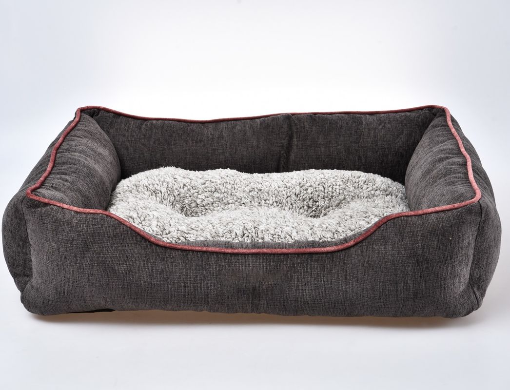 Lapisan Tahan Air Sofa Sofa Tempat Tidur Anjing Ortopedi Mewah Besar Dengan Penutup Yang Dapat Dilepas Dapat Dicuci