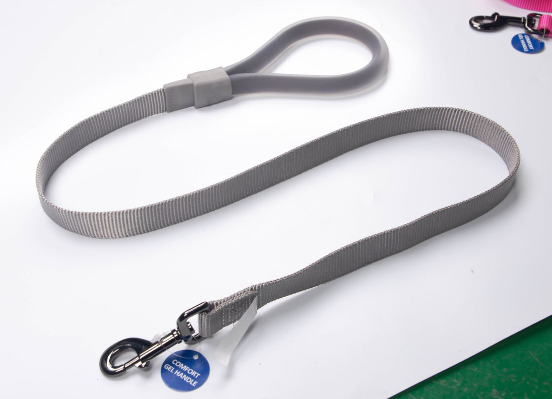 Pegangan Silikon Tahan Lama Nylon Dog Leashes Training Dan Walking Dog Rope Leash