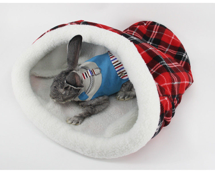 Luar Dan Dalam Ruangan Kucing Anjing Tempat Tidur Hewan Peliharaan Yang Nyaman Domba Plush Puppy Dog Sleeping Bag