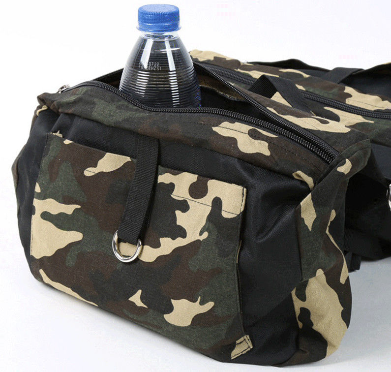 Adjustable Camo Dog Self Backpack Harness Bag Ransel Anjing Berburu Untuk Anjing Besar