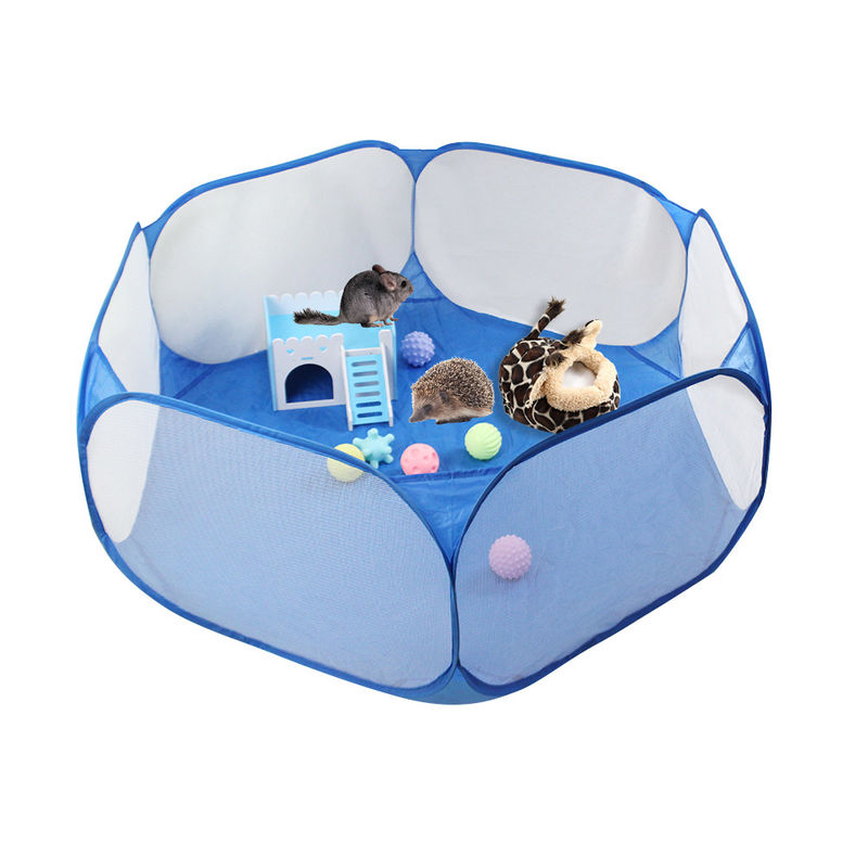 Kandang Tenda Luar Ruangan Hewan Peliharaan Playpen Hewan Kecil yang Dapat Dilipat
