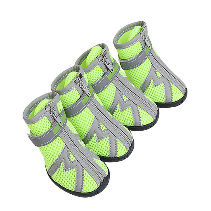 Profesional Non Slip Karet Sol Sepatu Hiking Anjing Sepatu Hiking Reflektif Anak Anjing