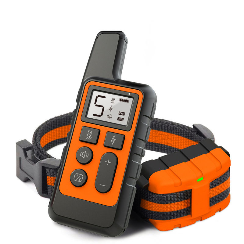 Pet Treats 1000Feet Dog Care Training Collar Rechargeable Shock Collar Untuk Anjing Besar