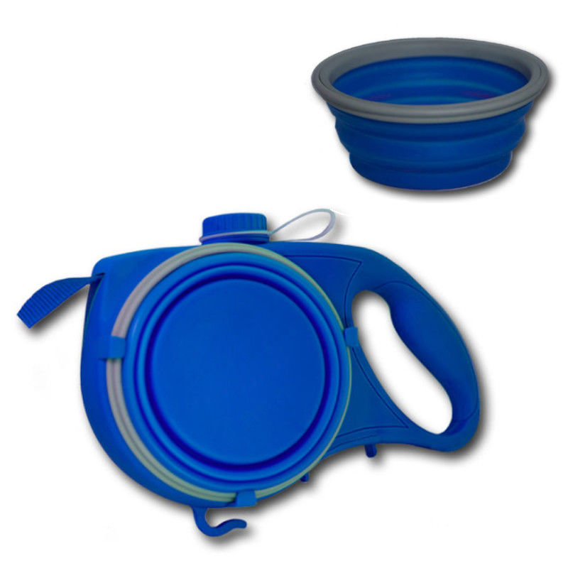 Anti Slip 16ft Dog Leash Botol Air Mangkuk Aksesoris Hewan Peliharaan