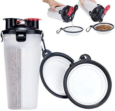 Hallupet Portabel Pet Travel Botol Air Anjing Anti Bocor Untuk Hiking Walking