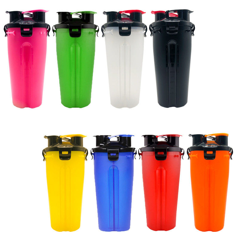 Botol Air Portabel 2 in 1 untuk Anjing Berjalan di Luar Ruangan dengan Mangkuk yang Dapat Dilipat