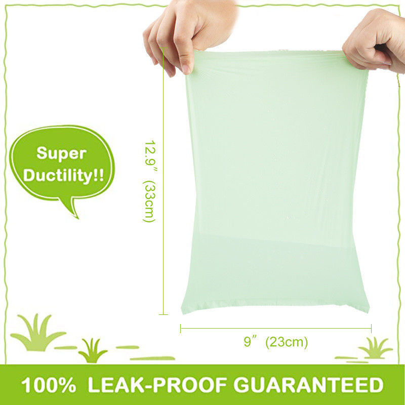 Tepung Jagung PLA PBAT Leak Proof Tas Kotoran Anjing Biodegradable Untuk Hewan Peliharaan