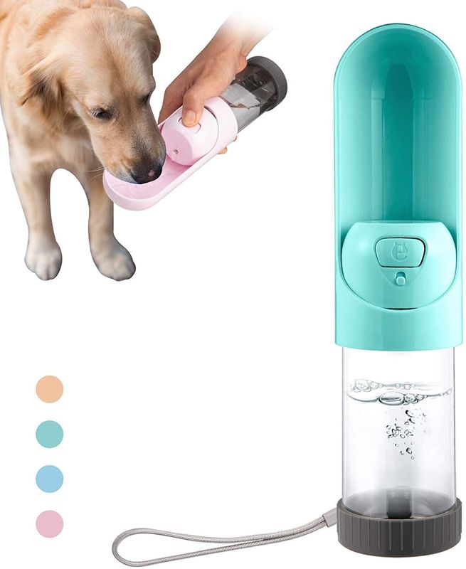 Botol Air Anjing Peliharaan Portabel yang Dapat Dilipat Untuk Berjalan di Luar Ruangan