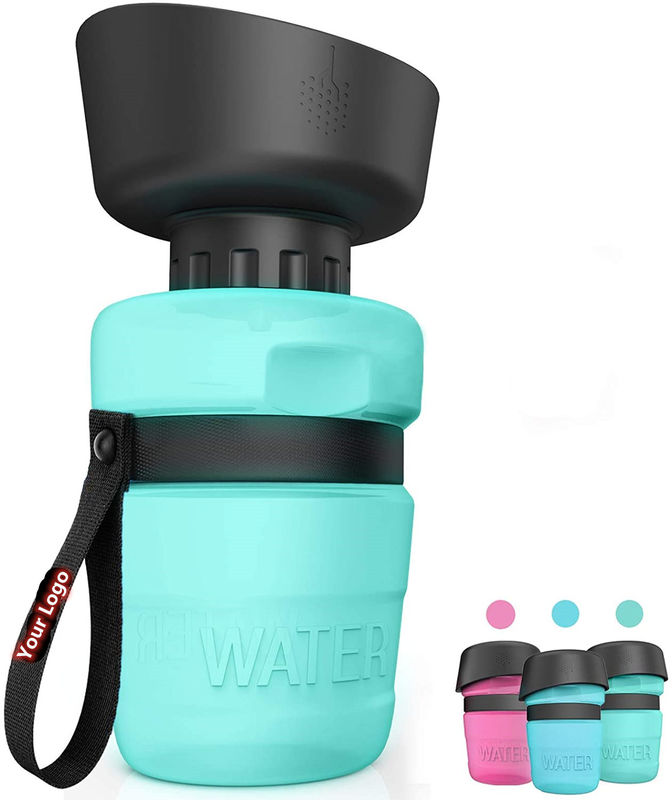 520ml HDPE Silicone Pet Botol Air Botol Air Anjing Anti Bocor
