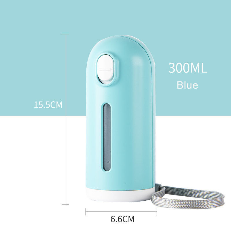 Dispenser Botol Air Anjing Lipat Pink Biru