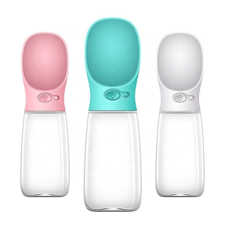 ABS PC Botol Air Anjing Lipat 550ml Dispenser Air Hewan Peliharaan Untuk Minum Hewan Peliharaan