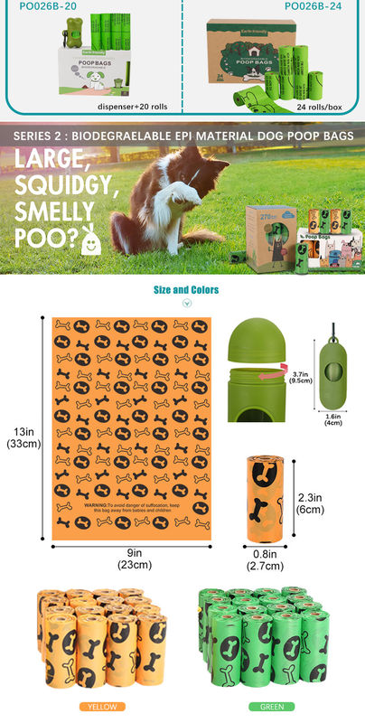 Dispenser Tas Kotoran Anjing Kucing 100% Biodegradable